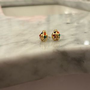 Kate Spade ladybug earrings